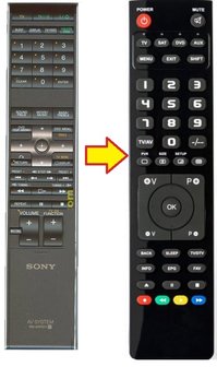 Alternatieve Sony RM-ADP011 afstandsbediening