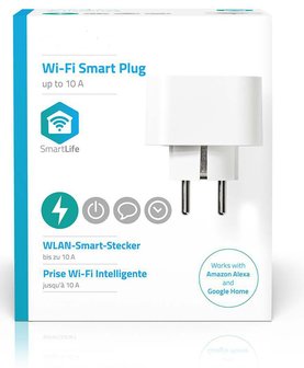 Smart plug - Set van 3 - Slimme stekker - Google Home (Google Assistant) - Schakelt tot 2000W
