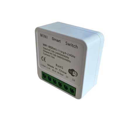 BELIFE ® Slimme mini inbouwschakelaar | Smart Switch | Wifi Relay Switch