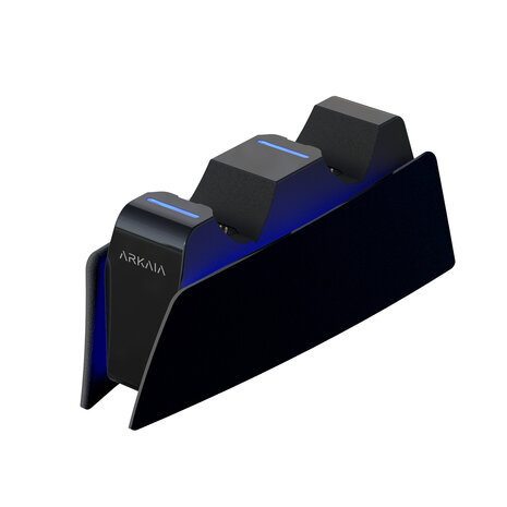 ARKAIA® Oplaadstation geschikt voor Playstation 5 | Geschikt voor Sony PS5 Controller | Dual charge | LED Indicatie | Charging station - Zwart