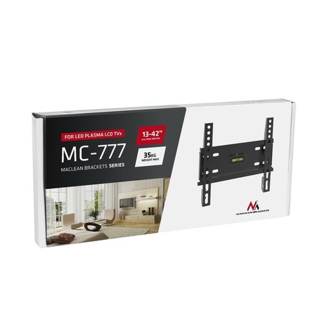 Maclean Brackets MC-777 - TV Muurbeugel 13-42" inch tot 35kg - Zwart
