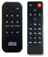 Nubert nuPro A-200 | nuPro AS-250 afstandsbediening