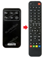 Vervangende Marmitek Connect 350 UHD afstandsbediening