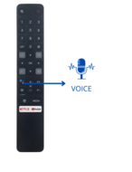 Vervangende  RC901 / RC802 / RC802V TCL afstandsbediening - Met spraakbesturing - Voice