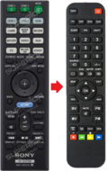 Alternatieve Sony RMT-AA511E afstandsbediening 