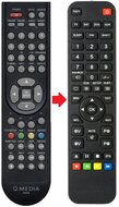 QMEDIA QLE2302-B afstandsbediening 
