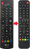 LG AKB73715642 / AKB73975762 / AKB73975763 / AKB74915384 / AKB75095363 afstandsbediening