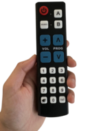 Senioren / Slechtzienden afstandsbediening voor Toshiba CT-8567 - Grote toetsen