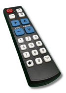 Senioren / Slechtzienden afstandsbediening voor Toshiba CT-8567 - Grote toetsen