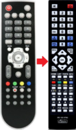 Vervangende Comag SL65HD+ afstandsbediening
