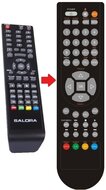 Salora LCD2222TNDVX afstandsbediening