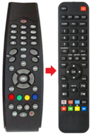 Afstandsbediening geschikt voor I ADB2000T-TA-ADB3