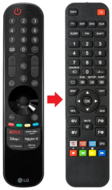 Afstandsbediening geschikt voor LG 32LQ630BAUA | 43NANO75SQA | 43NANO81T3A
