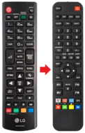 Afstandsbediening geschikt voor LG 42WL30MS-D | 42WL30MSD | 42WT30MS-B