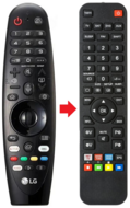 Afstandsbediening geschikt voor LG AN-MR19BA | AN-MR20GA | ANMR19BA