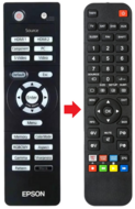 Afstandsbediening geschikt voor EPSON EH-TW2900 | EH-TW3000 | EH-TW3500