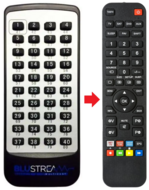 Afstandsbediening geschikt voor BLUSTREAM IP100UHDRX | MULTICAST-HD
