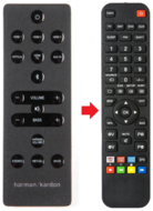 Afstandsbediening geschikt voor HARMAN KARDON SABRE-SB35