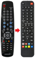 Afstandsbediening geschikt voor SAMSUNG PS42A466P2M | PS42A467 | PS42A467P1W