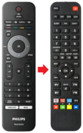 Afstandsbediening geschikt voor PHILIPS 47PFL7603H10 | RC214380101 | RC4716/01