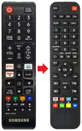 Afstandsbediening geschikt voor SAMSUNG UE55RU7025K | UE43RU7092U