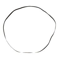 Platte snaar &Oslash; 210 mm - 5 x 0,6 mm