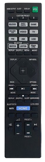 Alternatieve Sony RMT-AA130U afstandsbediening