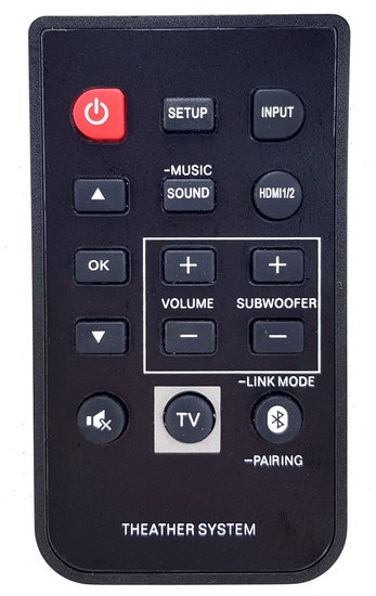 Alternatieve Panasonic N2QAYC000131 afstandsbediening