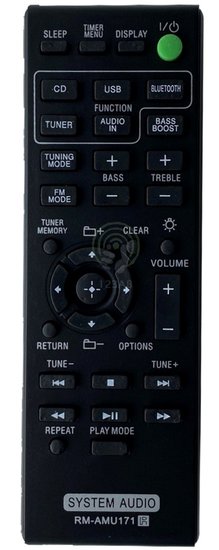 Alternatieve Sony RM-AMU171 afstandsbediening