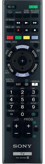 Sony Bravia KD-65S9005B afstandsbediening