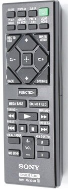 Sony RMT-AM211U / RMT-AMT330U / RMT-AM420U / RMT-AM421U / RMT-AM502U afstandsbediening
