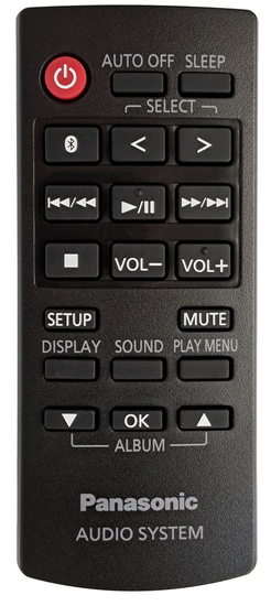 Panasonic N2QAYB001261 afstandsbediening
