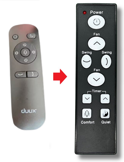 Duux Whisper Flex (Smart) afstandsbediening