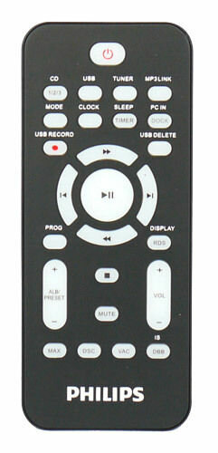 Philips 996510056564 afstandsbediening - Geschikt voor : FWM6000/10