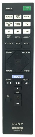 Sony RM-AAU190 afstandsbediening