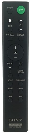 Sony RMT-AH103U afstandsbediening