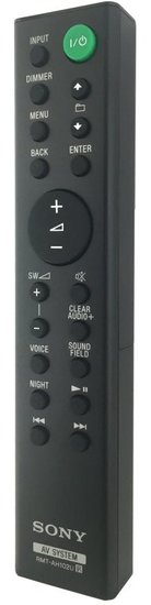 Sony RMT-AH102U afstandsbediening