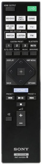 Sony RMT-AA130U afstandsbediening