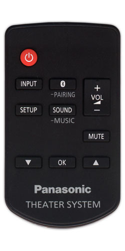 Panasonic N2QAYC000109 afstandsbediening