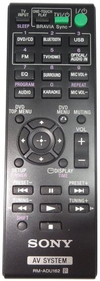 Sony RM-ADU162 afstandsbediening