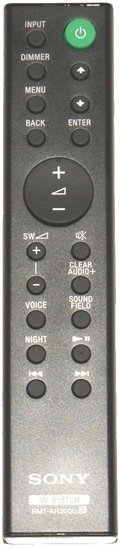 Sony RMT-AH200U afstandsbediening